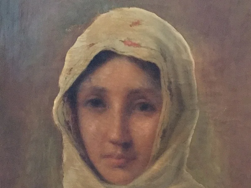 1853-Ugo Pendini - Ritratto di fanciulla